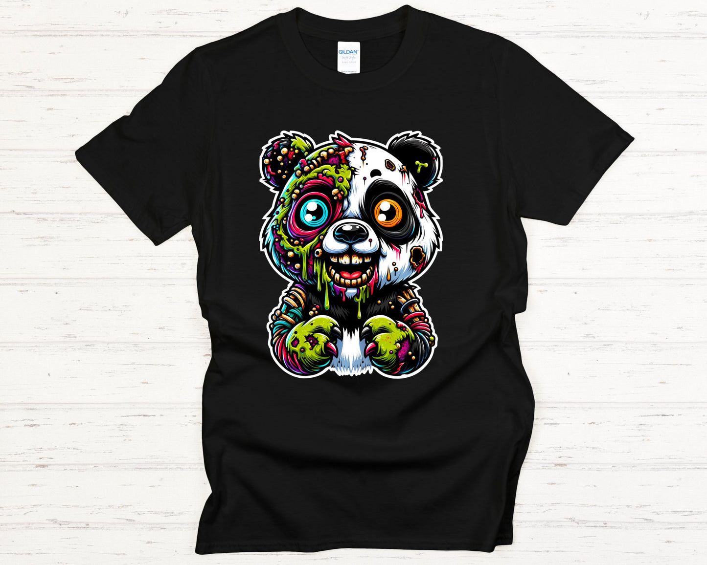 Panda Apocalypse Artistry - black-lay-flat