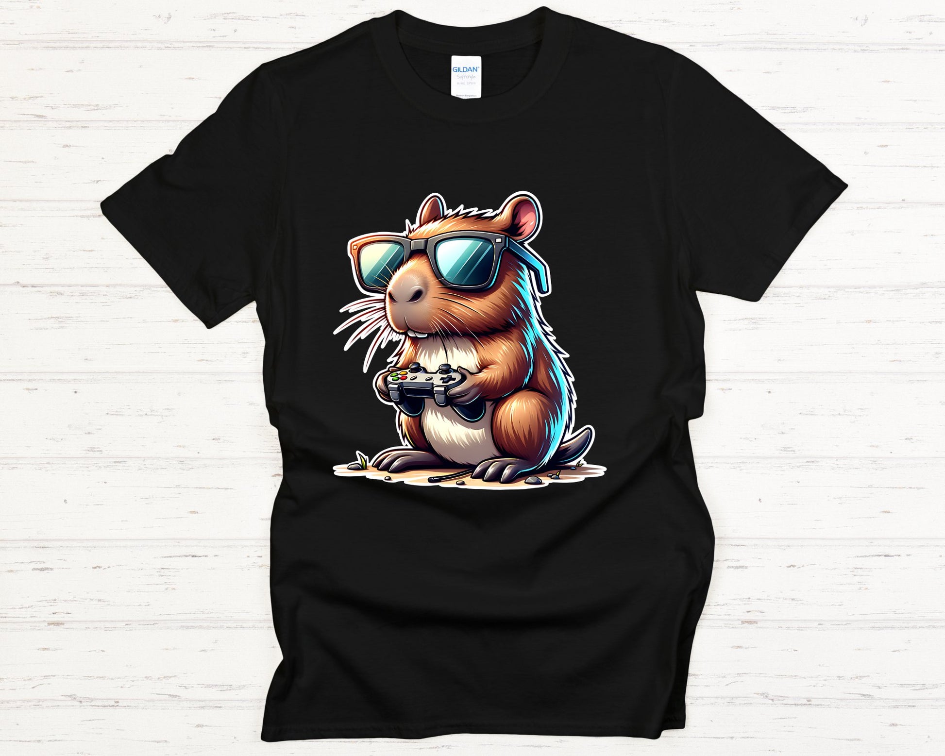 Cool Gamer Cappy Vibes - black-lay-flat