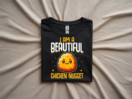 Beautiful Nugget of Joy - folded-black-shirt