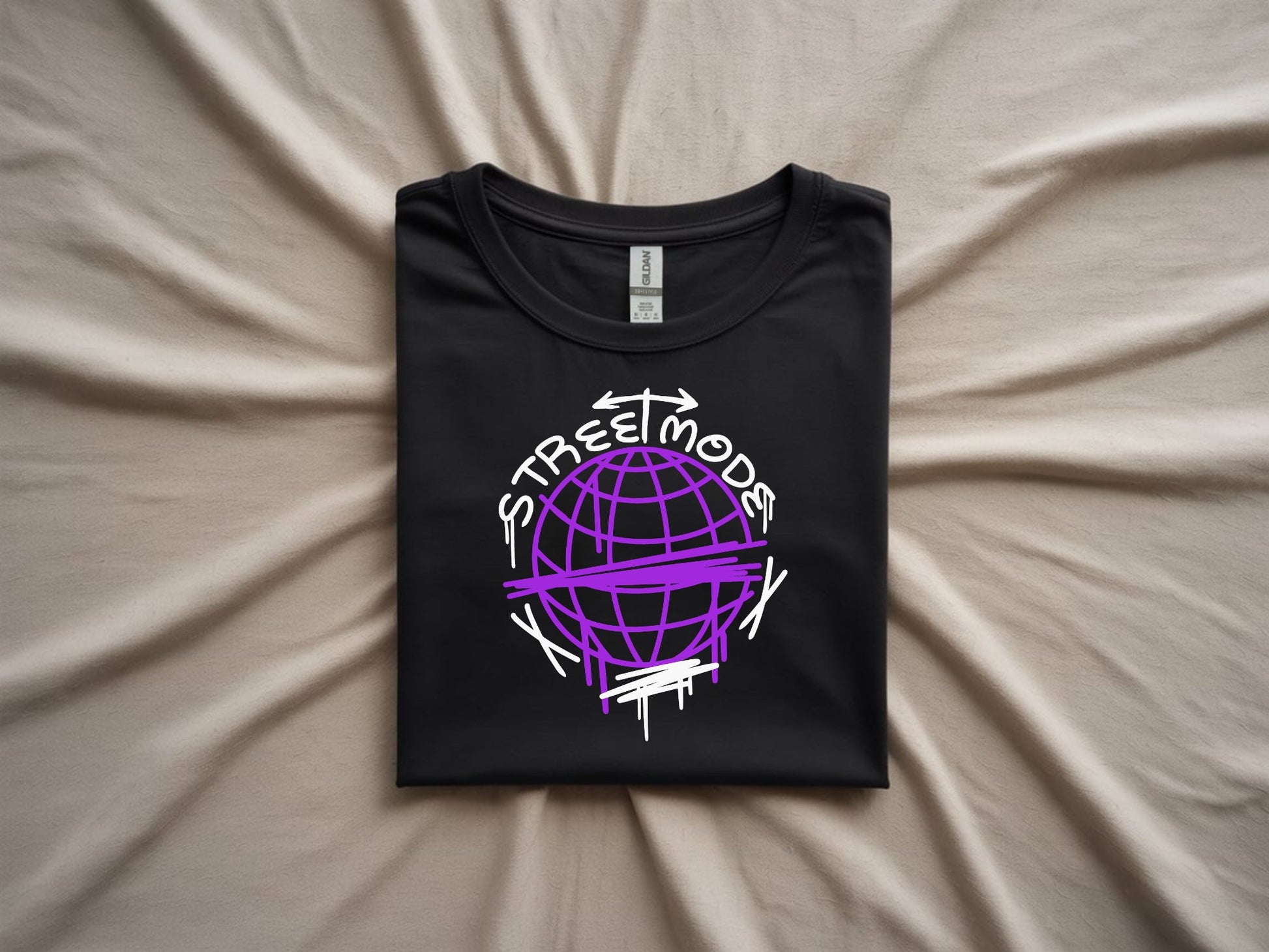 Globe Vibe Street Mode Tee - folded-black-shirt