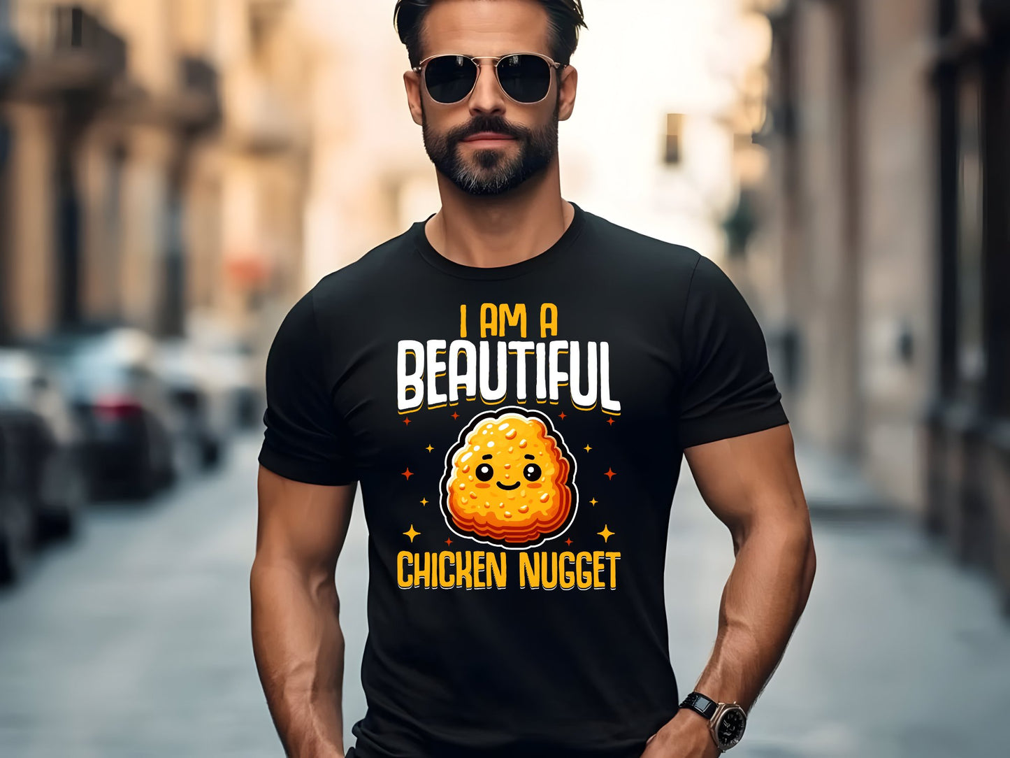 Beautiful Nugget of Joy - man-black-shirt
