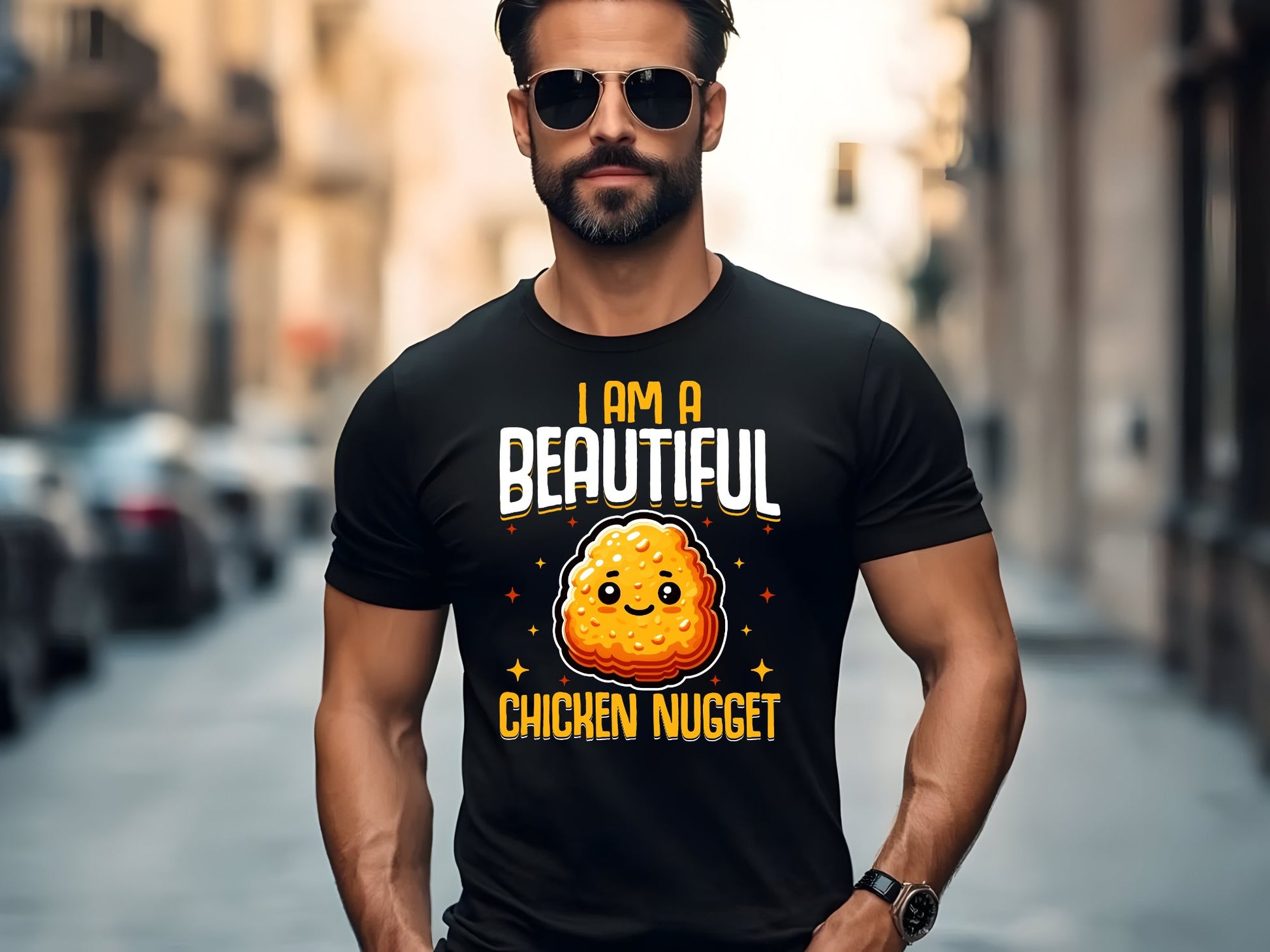 Beautiful Nugget of Joy - man-black-shirt