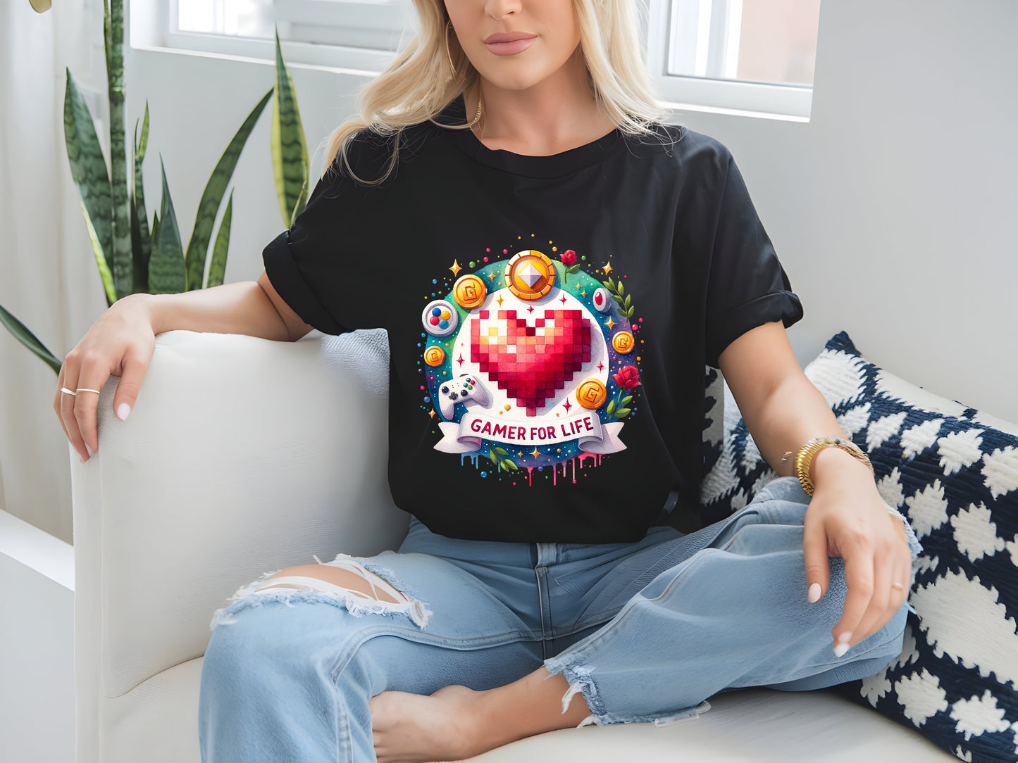 Pixel Heart Gamer Tribute Tee