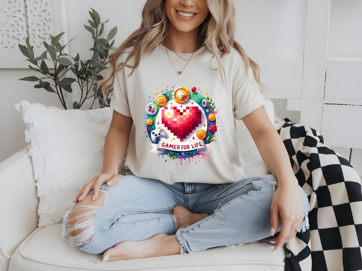 Pixel Heart Gamer Tribute Tee