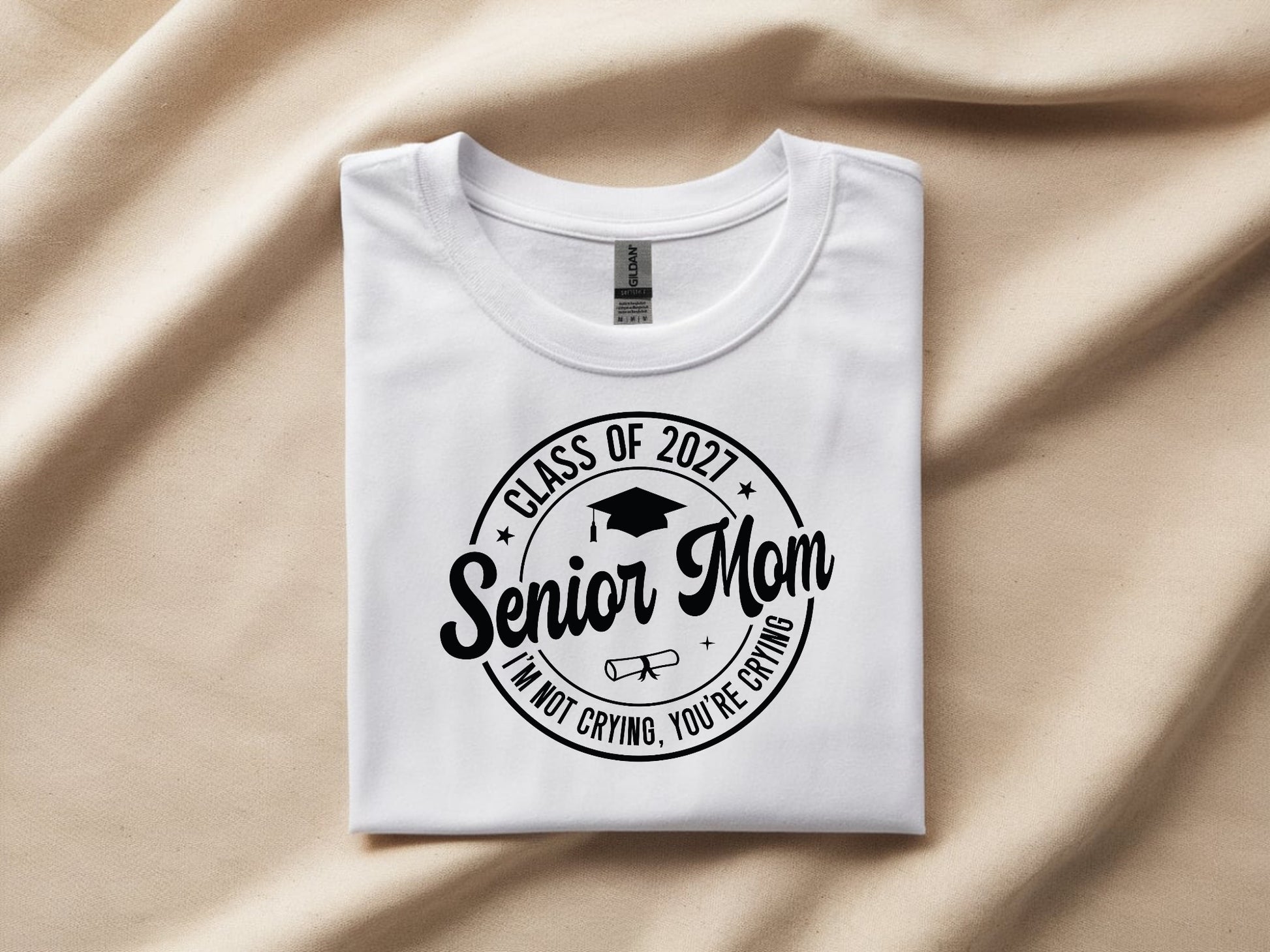 Senior Mom Class of 2027 Celebration Tee