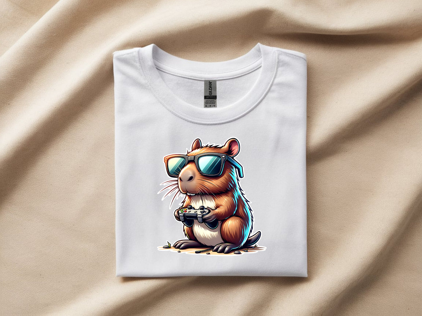 Cool Gamer Cappy Vibes - white-flat-shirt